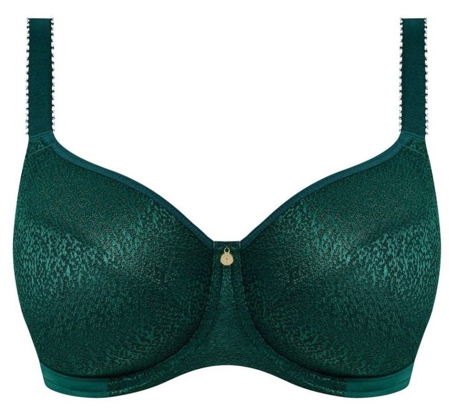 Soutien Triangular de Copa Mole Demure Non Padded Forest Green