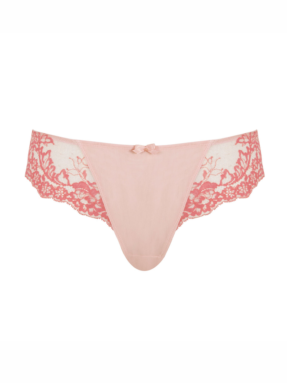 Cueca Asa Delta com Renda Floral Ana Pink