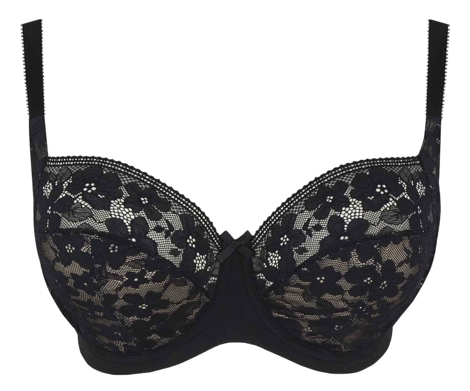 Sujetador Balconnet de Copa Suave Celeste Black