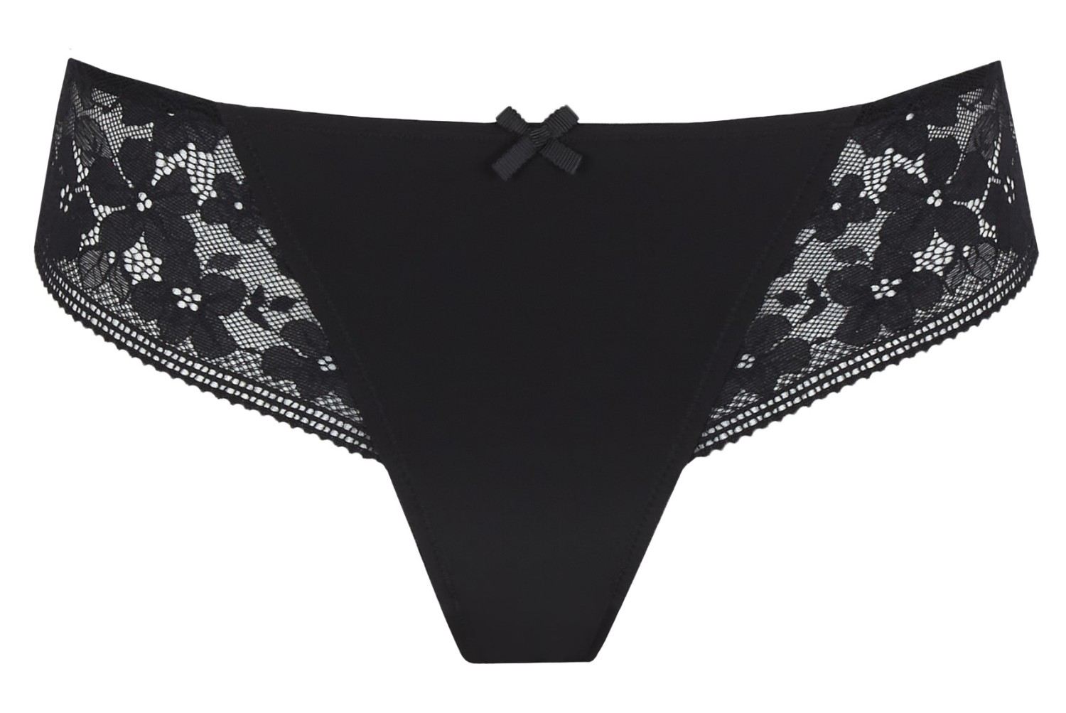 Braguitas Brasileña con Encaje Celeste Black