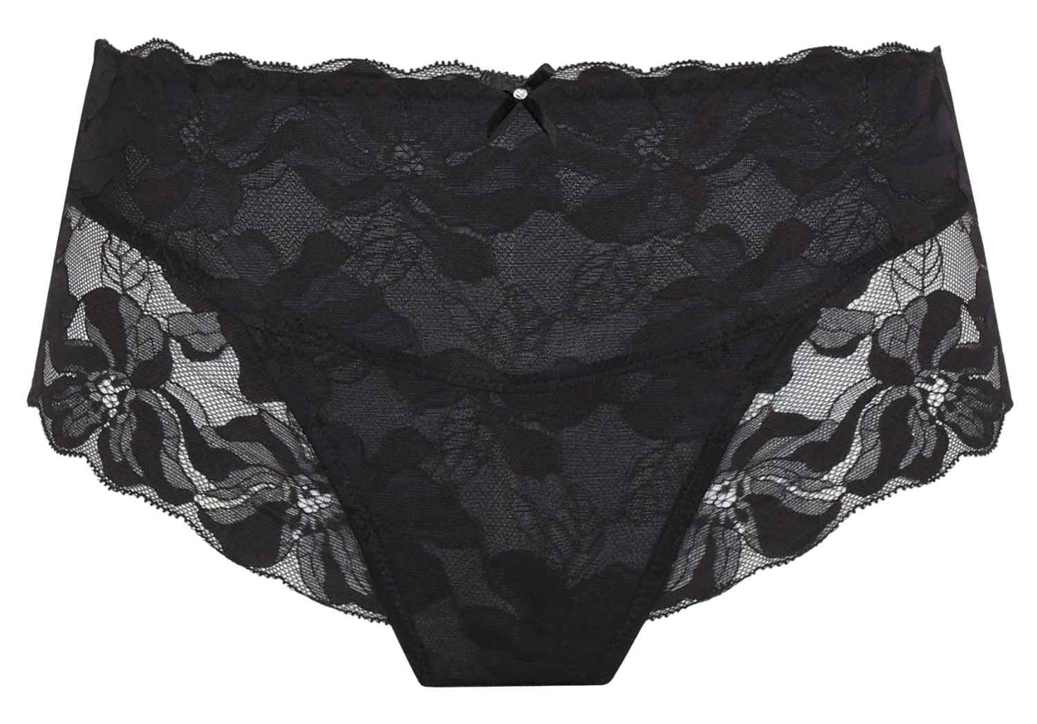 Serene Black High Waist Brief