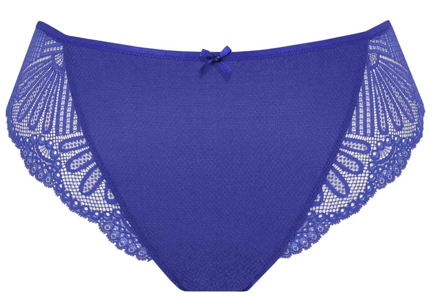Cueca Brasileira Rendada Entice Indigo