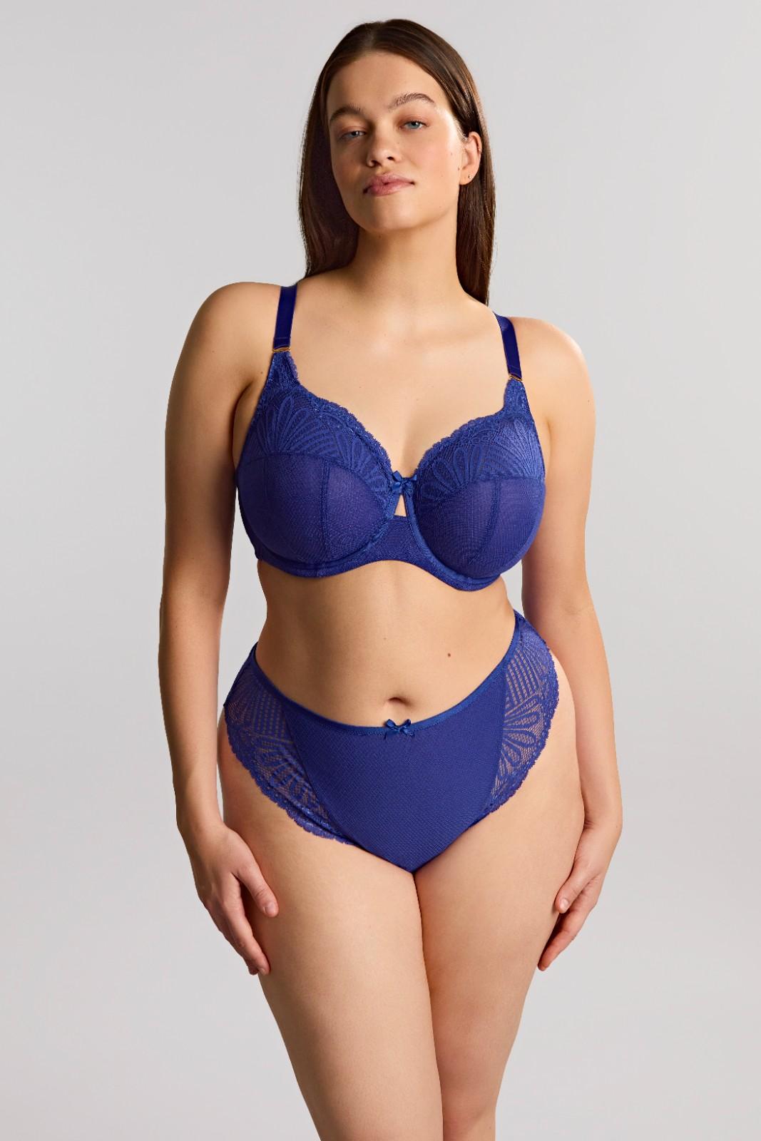 Cueca Brasileira Rendada Entice Indigo 1