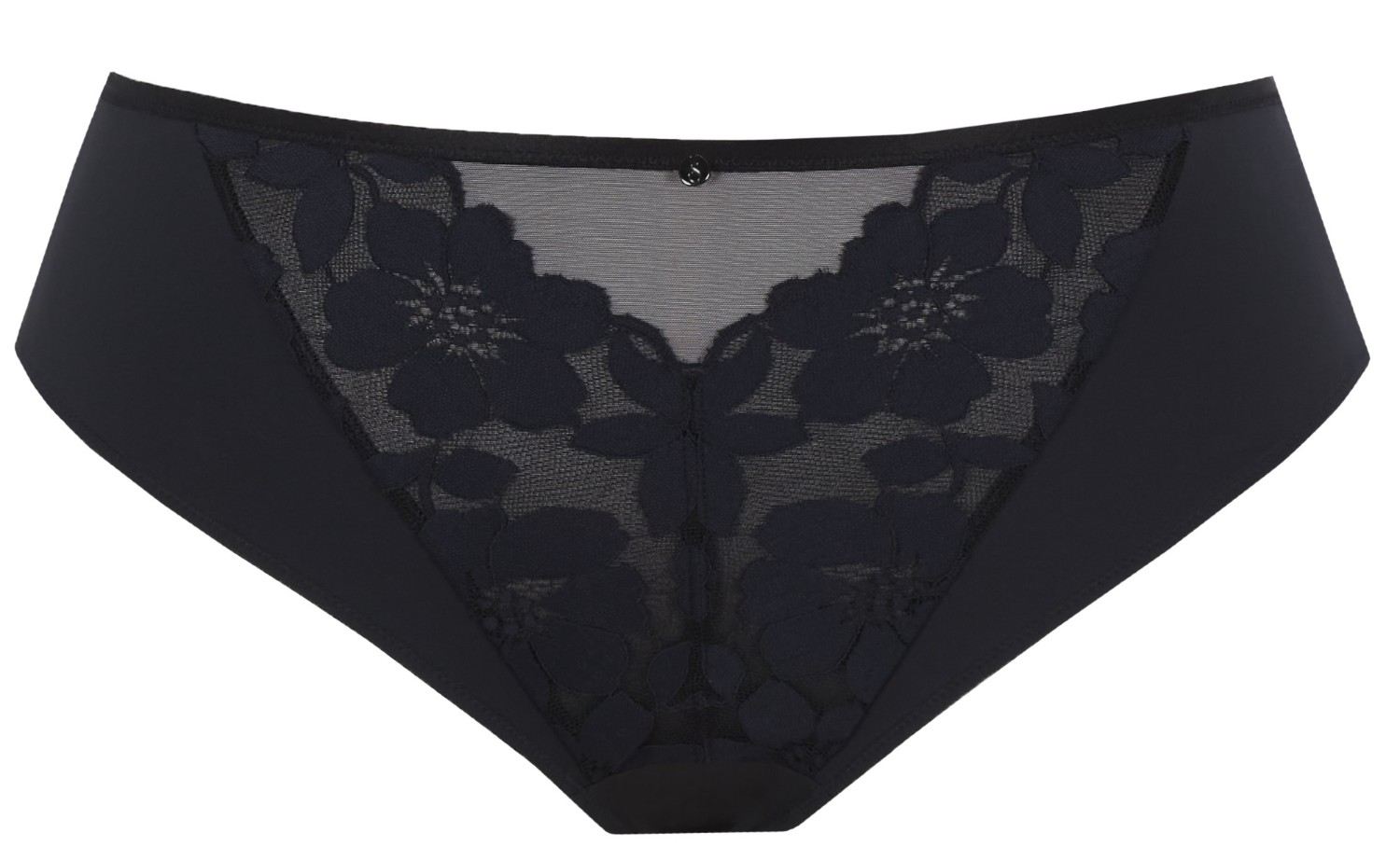 Flora Black Lace Brazilian Brief