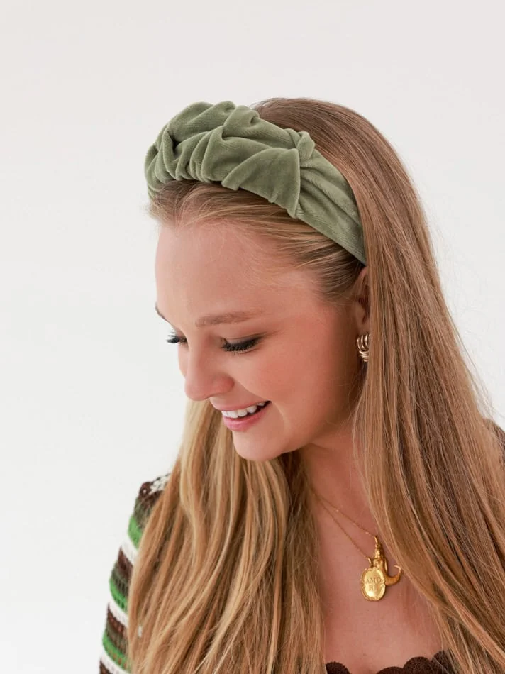 Diadema Wrinkle Velvet Sage 2