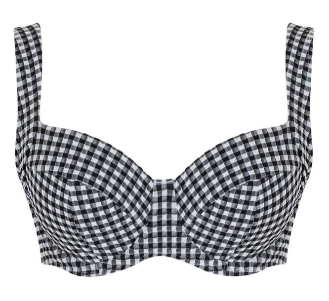 Biquíni Balconnet de Copa Mole Olivia Black Gingham