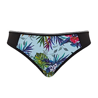 Braguita de Baño Clásica con Estampado Tropical Lani Acqua Multi