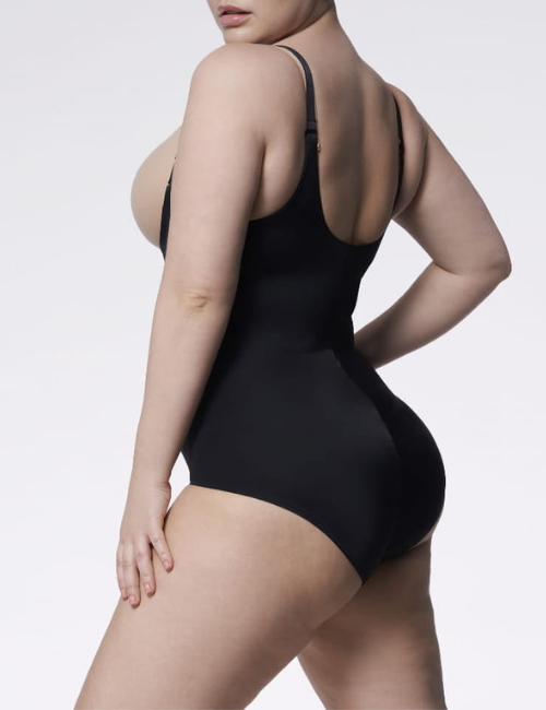 Body Moldeador de Microfibra Breasty-Free Negro 1