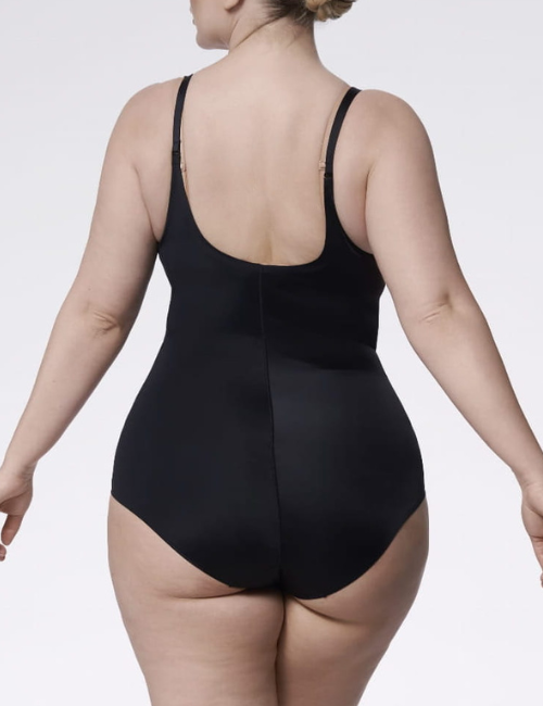 Body Moldeador de Microfibra Breasty-Free Negro 2