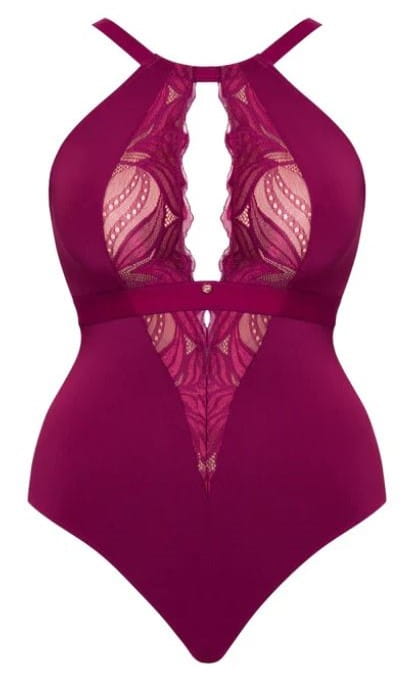 Body de Copa Suave Triangular Sin Aros Indulgence Berry Purple