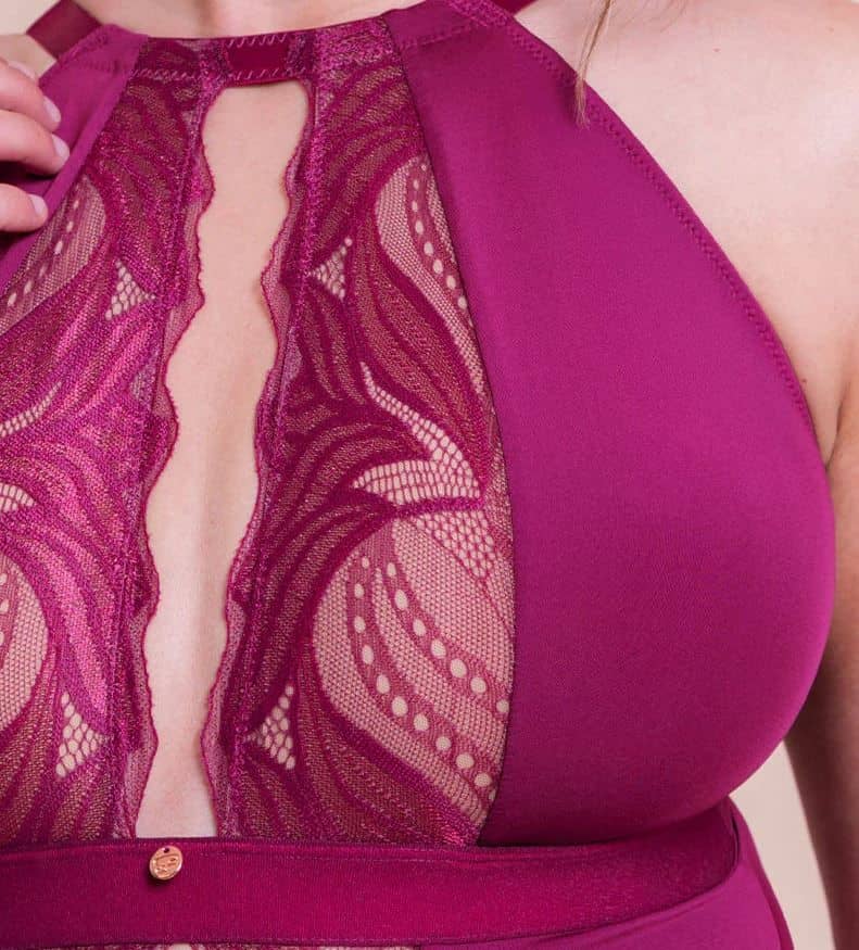 Body de Copa Suave Triangular Sin Aros Indulgence Berry Purple 4