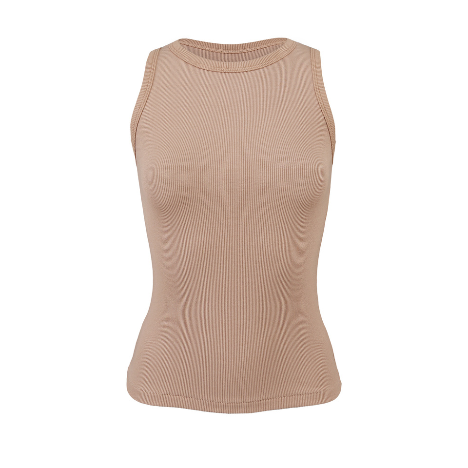 Peri Cappucino Sleeveless Top