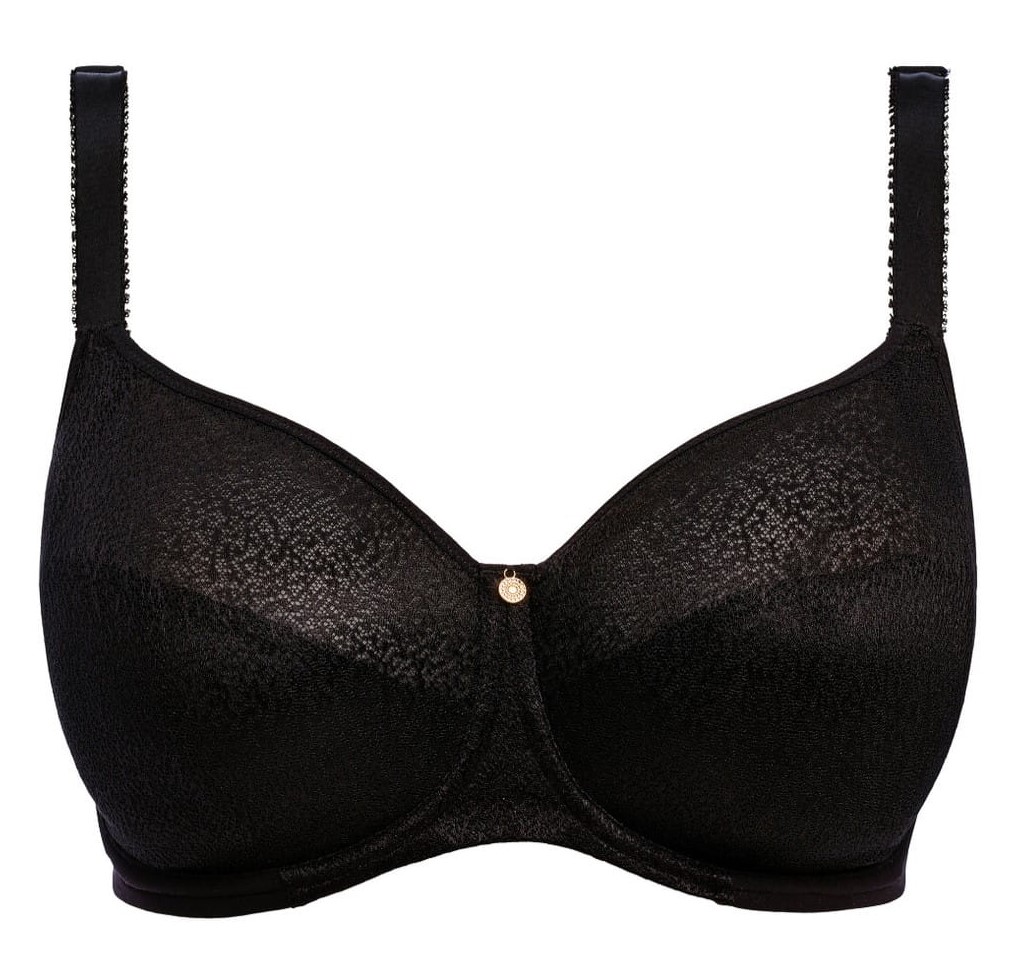 Sujetador Triangular de Copa Suave Demure Non Padded Negro