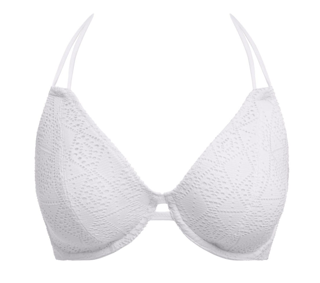 Biquíni Halterneck com aro Nomad Nights White