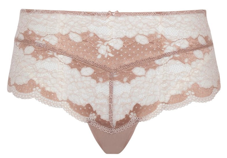 Cueca de Cintura Alta Rendada Clara Honey
