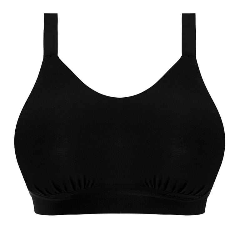 Sujetador Bralette de Copa Suave Sin Aros Downtime Negro