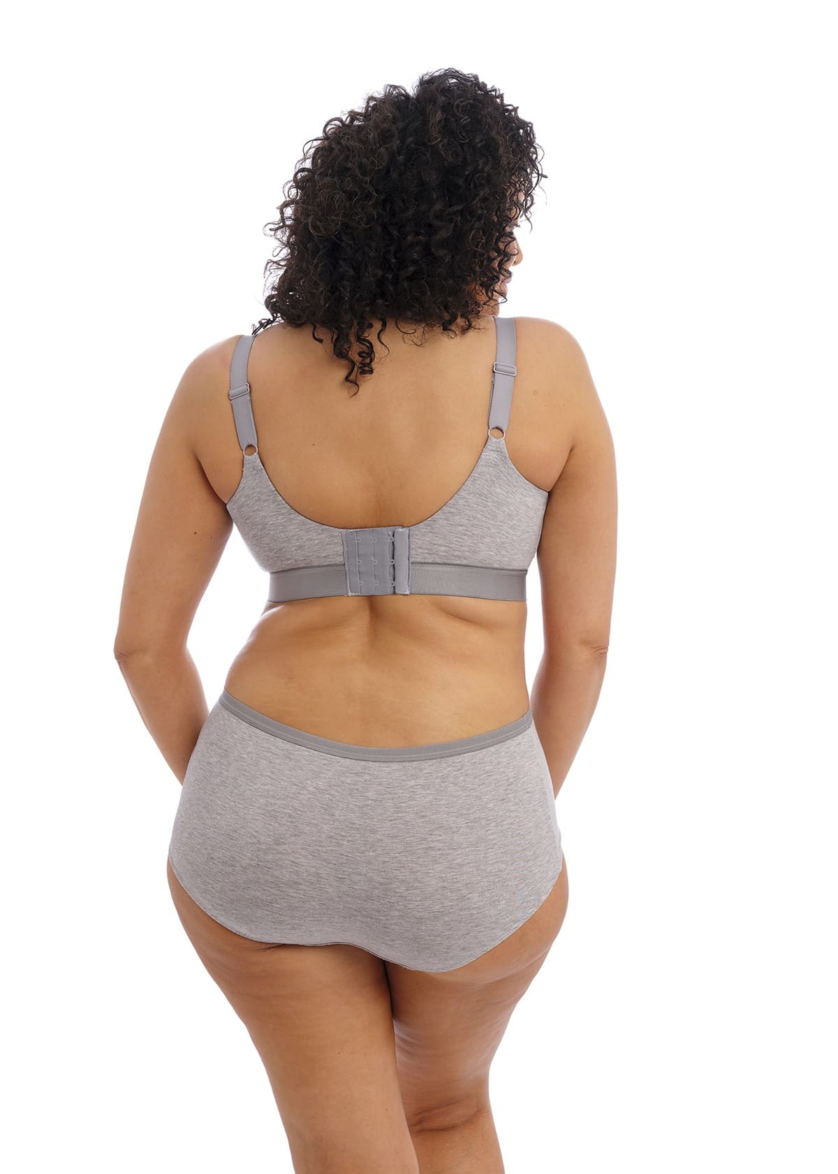 Sujetador Bralette de Copa Suave Sin Aros Downtime Gris Jaspeado 2