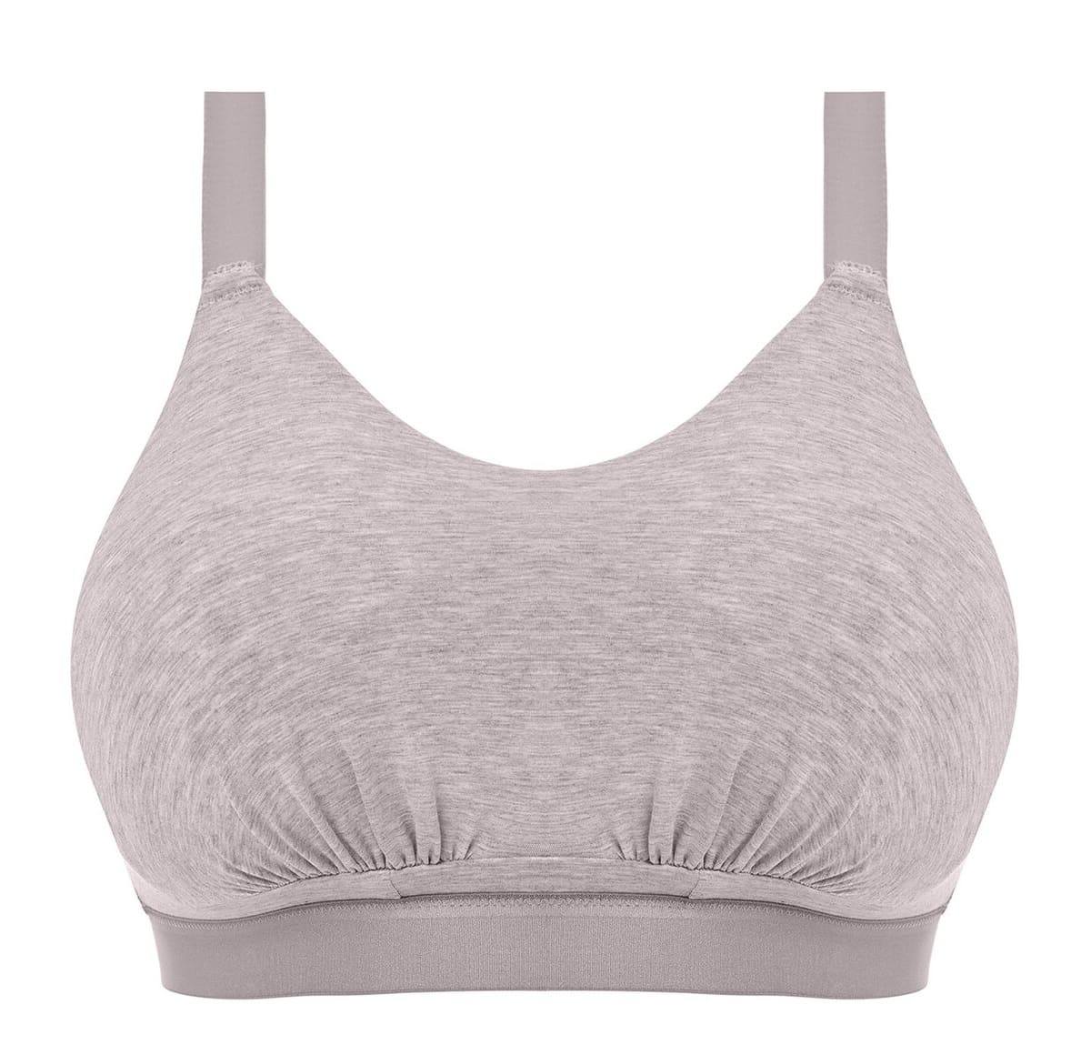 Sujetador Bralette de Copa Suave Sin Aros Downtime Gris Jaspeado