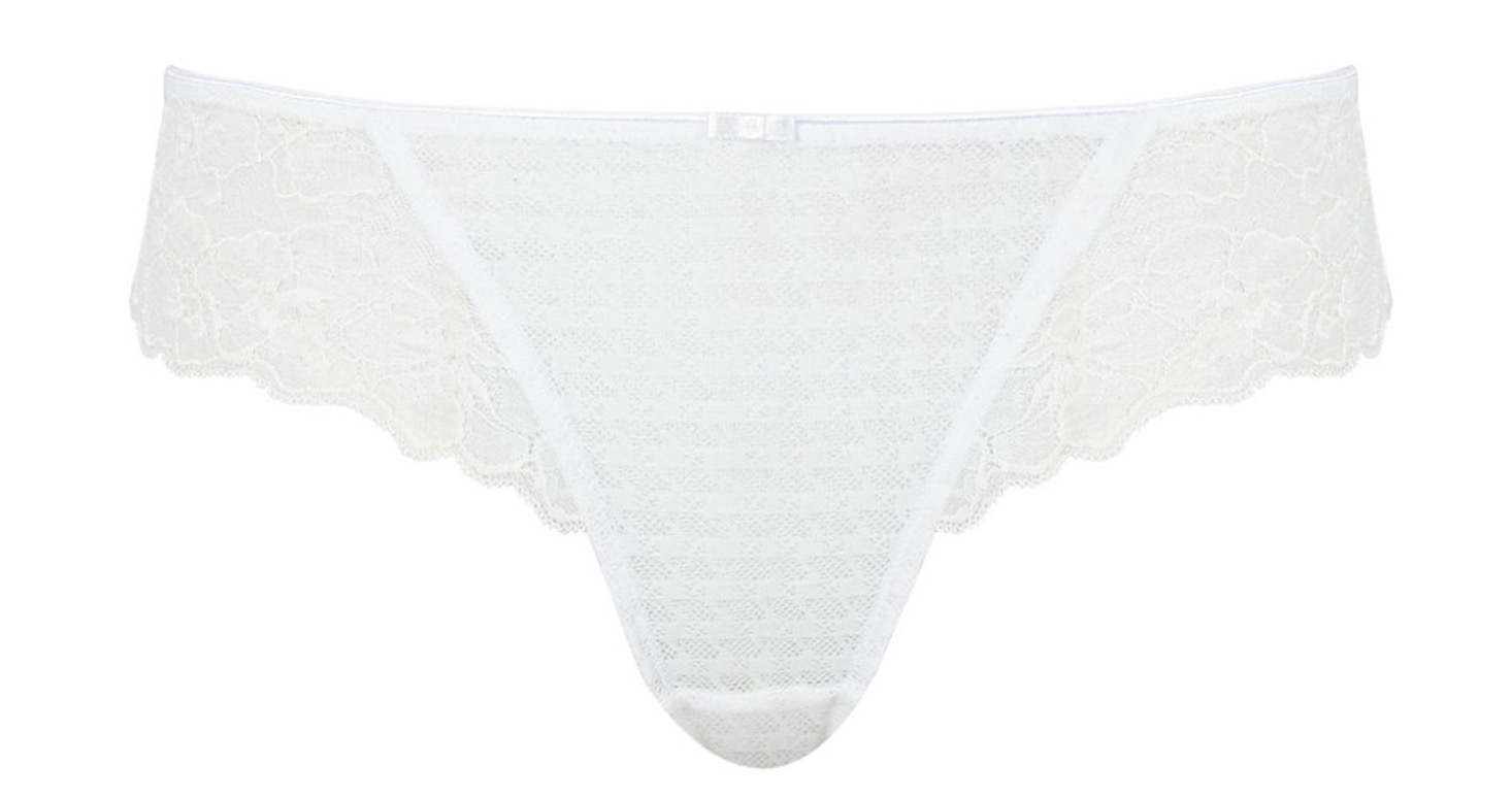 Envy Ivory Lace Brazilian Brief