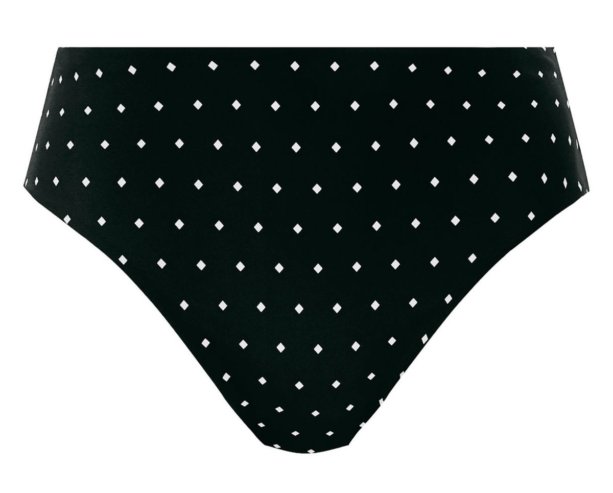 Cueca de Banho de Cintura Alta Jewel Cove Preto