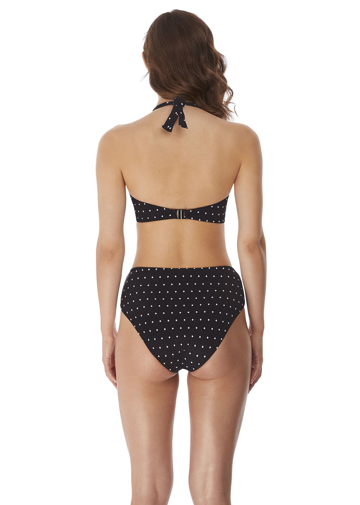 Cueca de Banho de Cintura Alta Jewel Cove Preto 2
