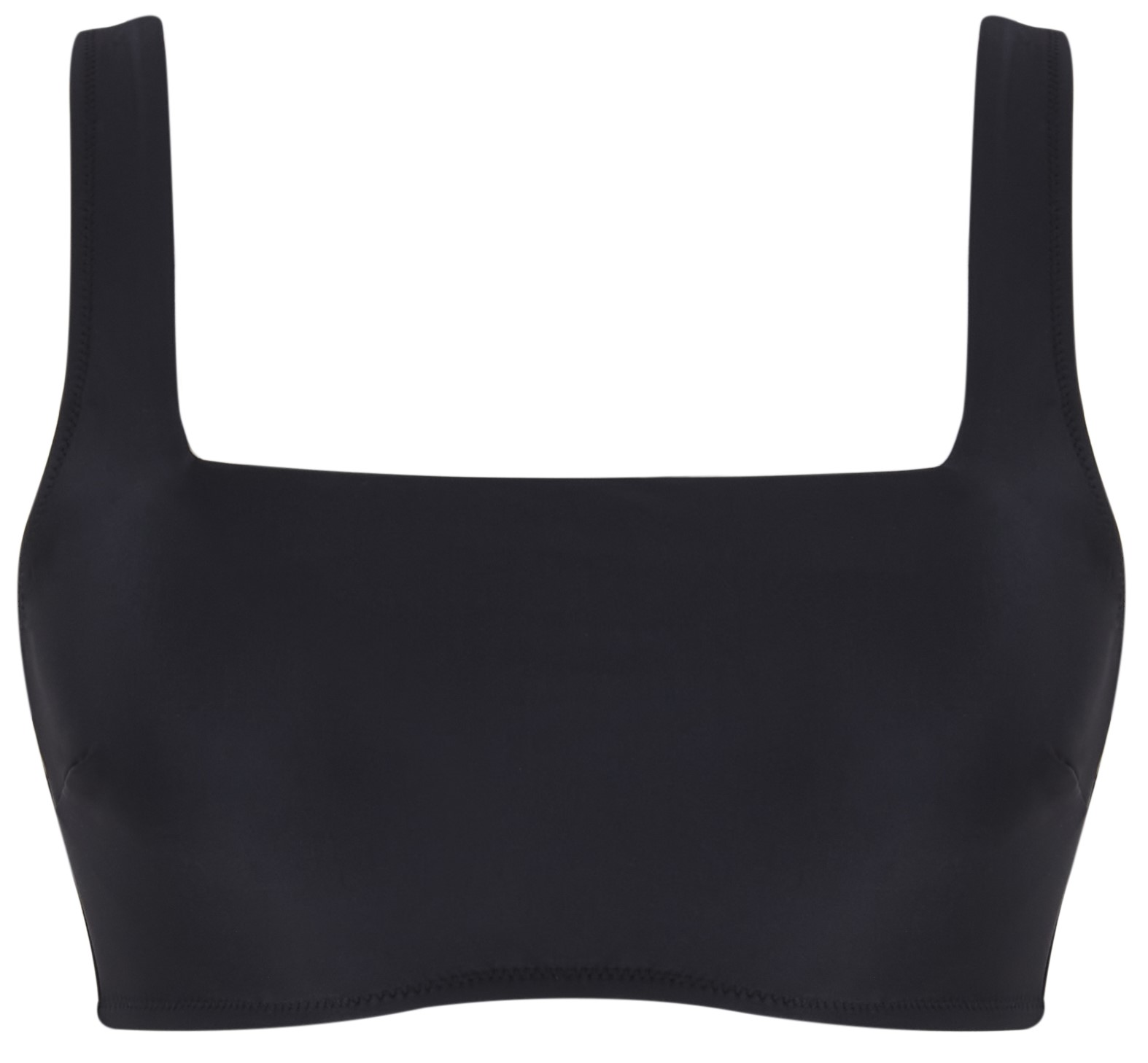 Bikini con Escote Cuadrado y Aros Gina Signature Black