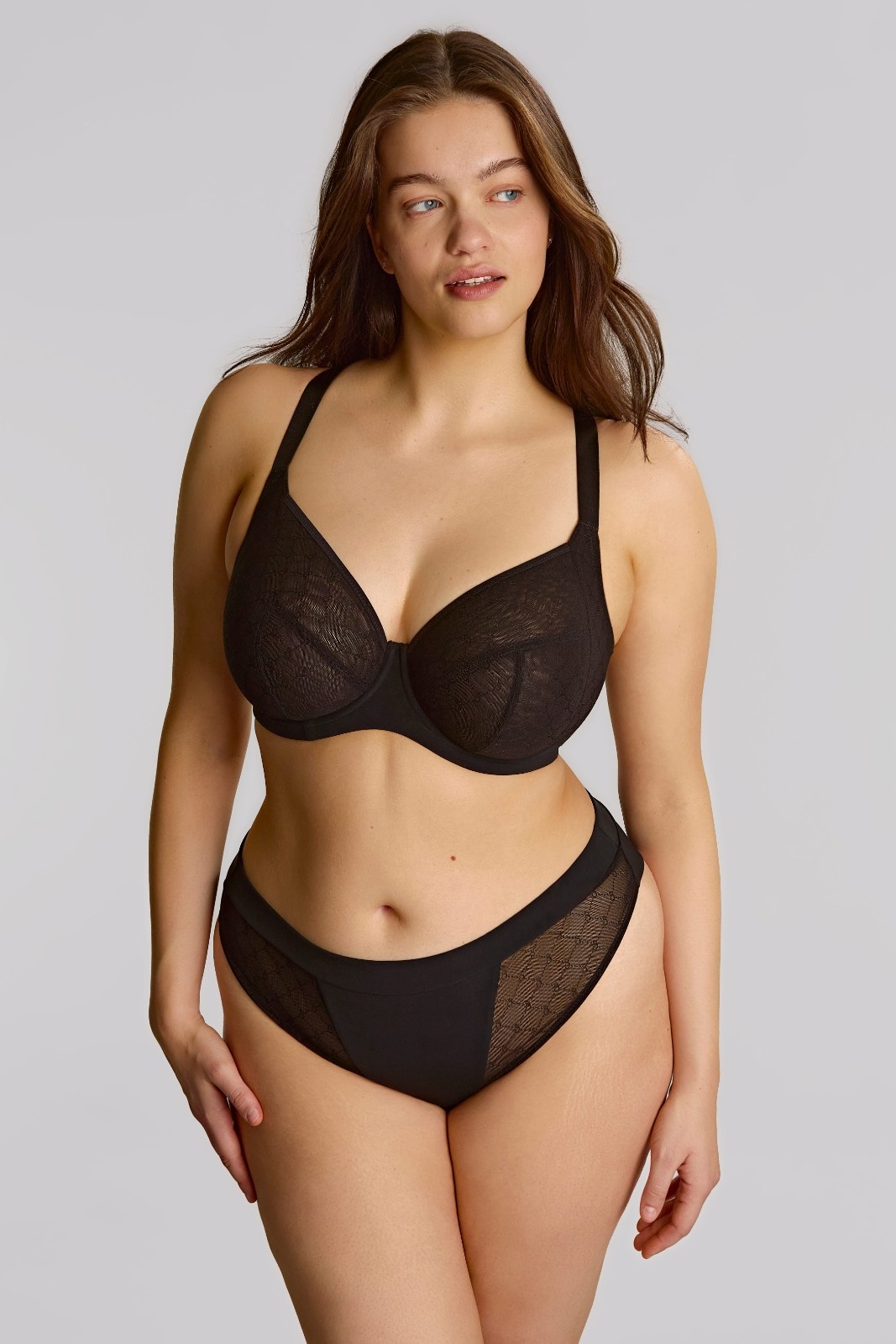 Muse Black Plunge Soft Cup Bra 1