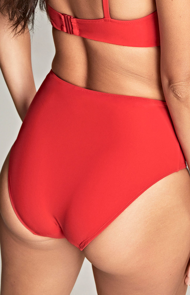 Cueca de Banho de Cintura Alta Asa Delta Billie Red 2