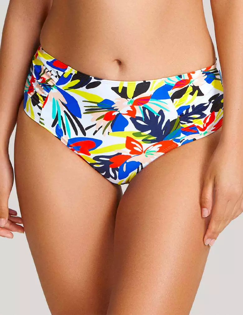 Cueca de Banho de Cintura Alta Anya Riva Floral Print