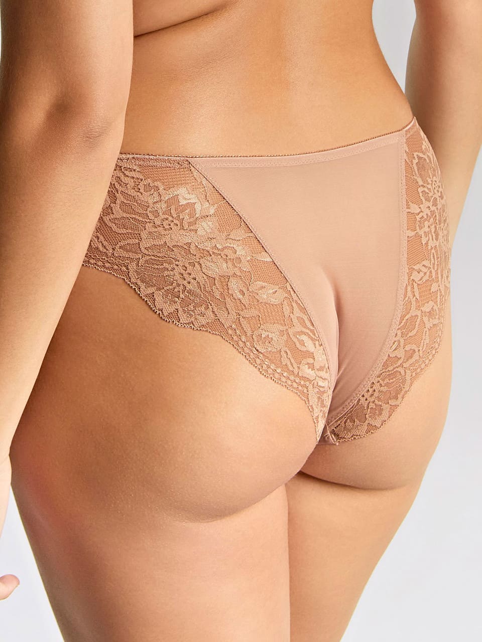 Lace Brazilian Brief Nina Mocha 2