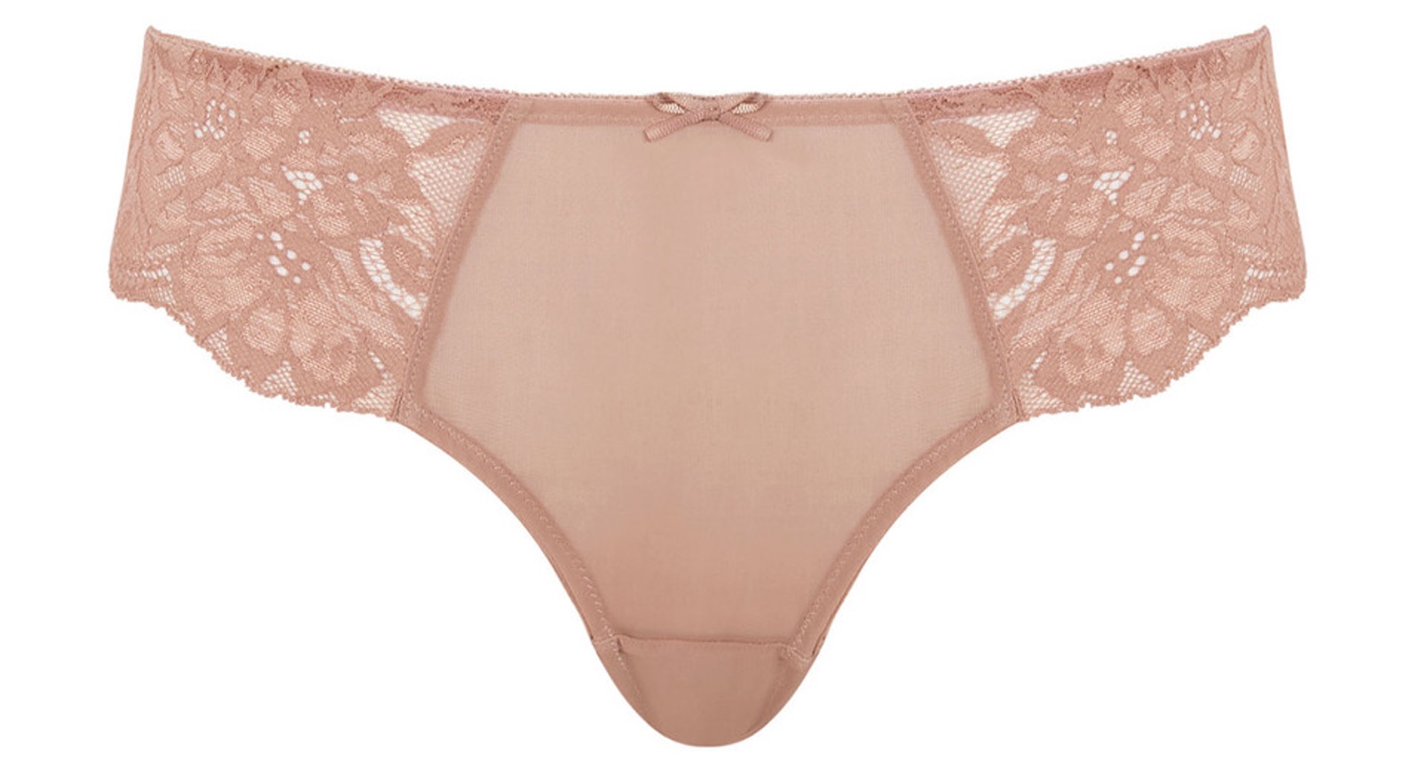 Lace Brazilian Brief Nina Mocha