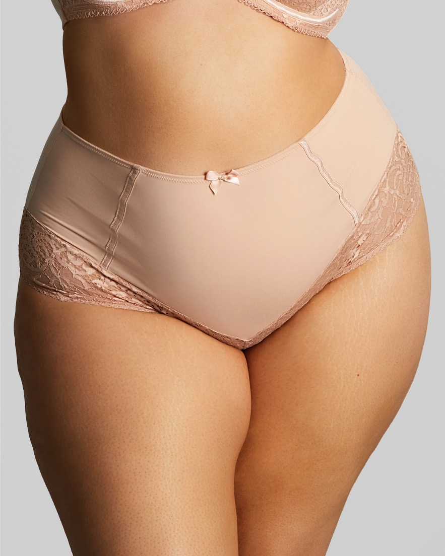 Braguita de Cintura Alta con Encaje Estel Honey 1