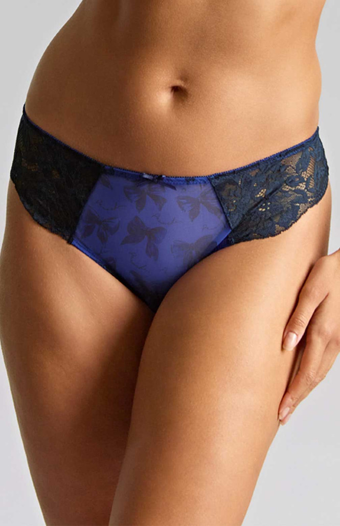 Cueca Asa Delta Rendada Nina Blue Bows 1
