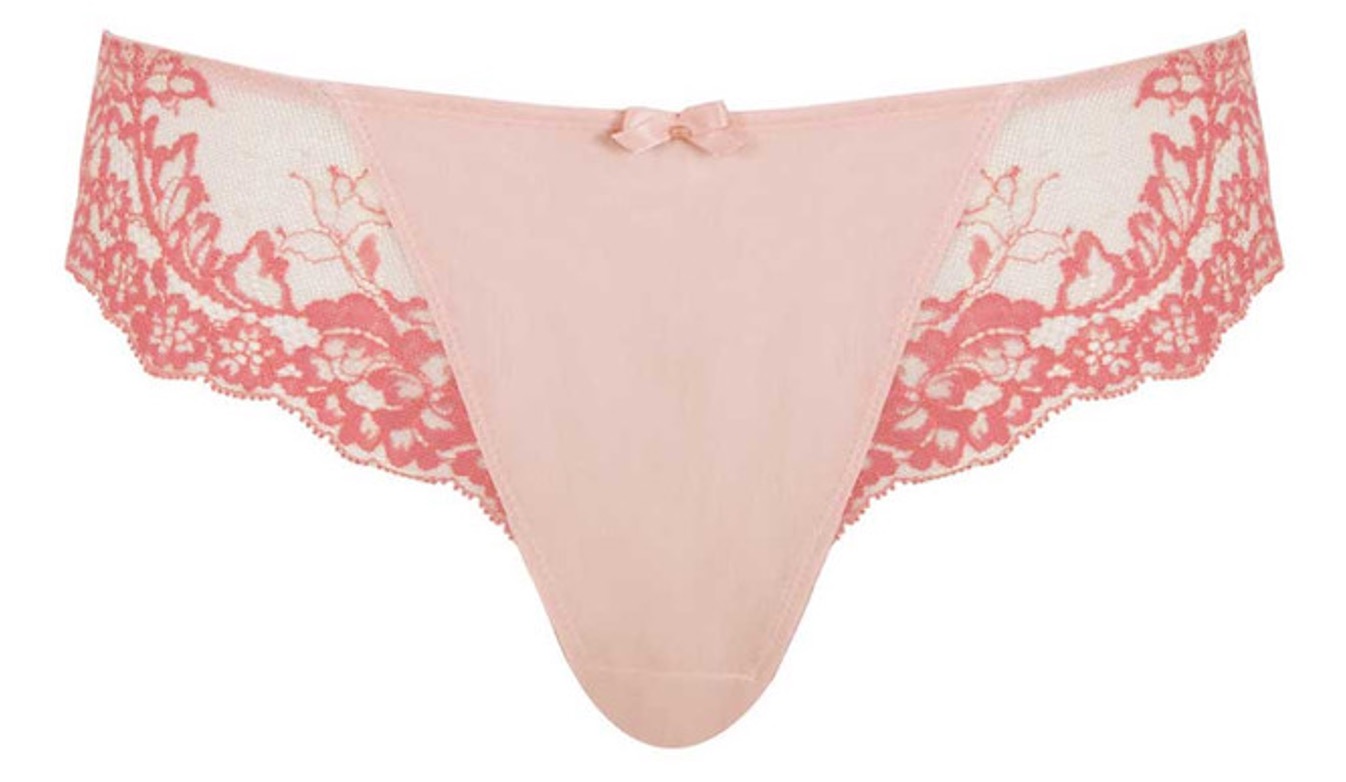 Braguita Brasileña con Encaje Floral Ana Pink