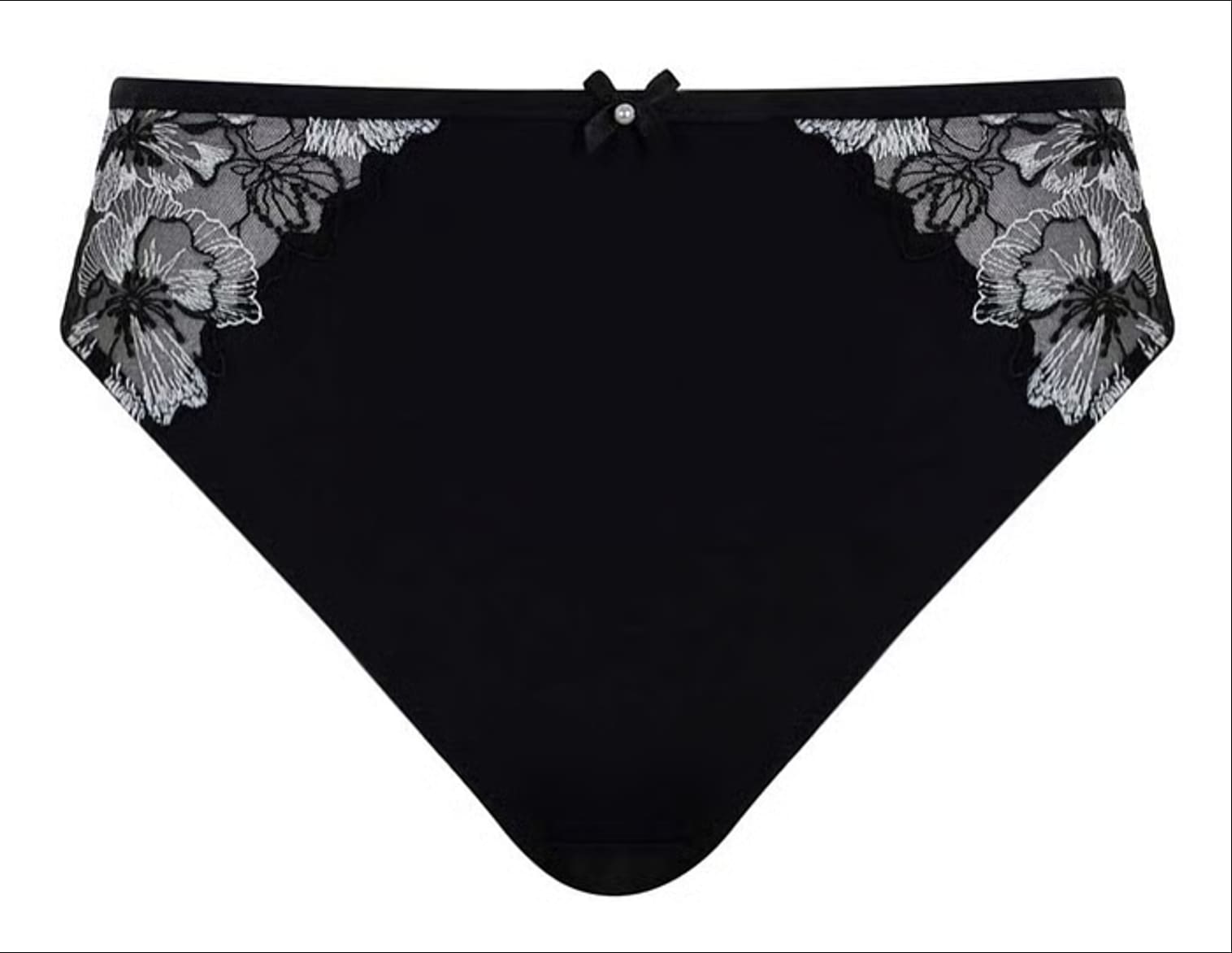 High Waist Brazilian Briefs Marlene Black