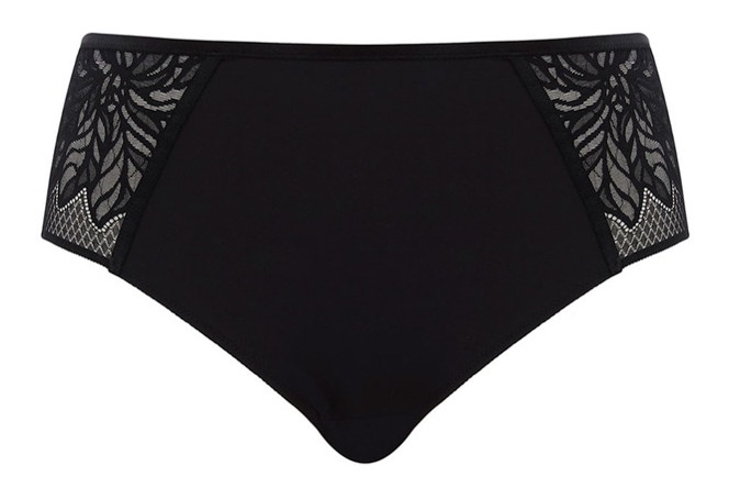Cueca de Cintura Alta Sophia Preto