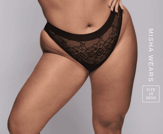 Cueca Asa Delta de Cintura Alta Cavada na Virilha Signature Preta 1