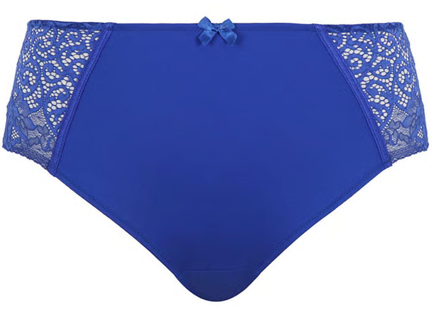 Braguita de Cintura Alta con Encaje Estel Royal Blue