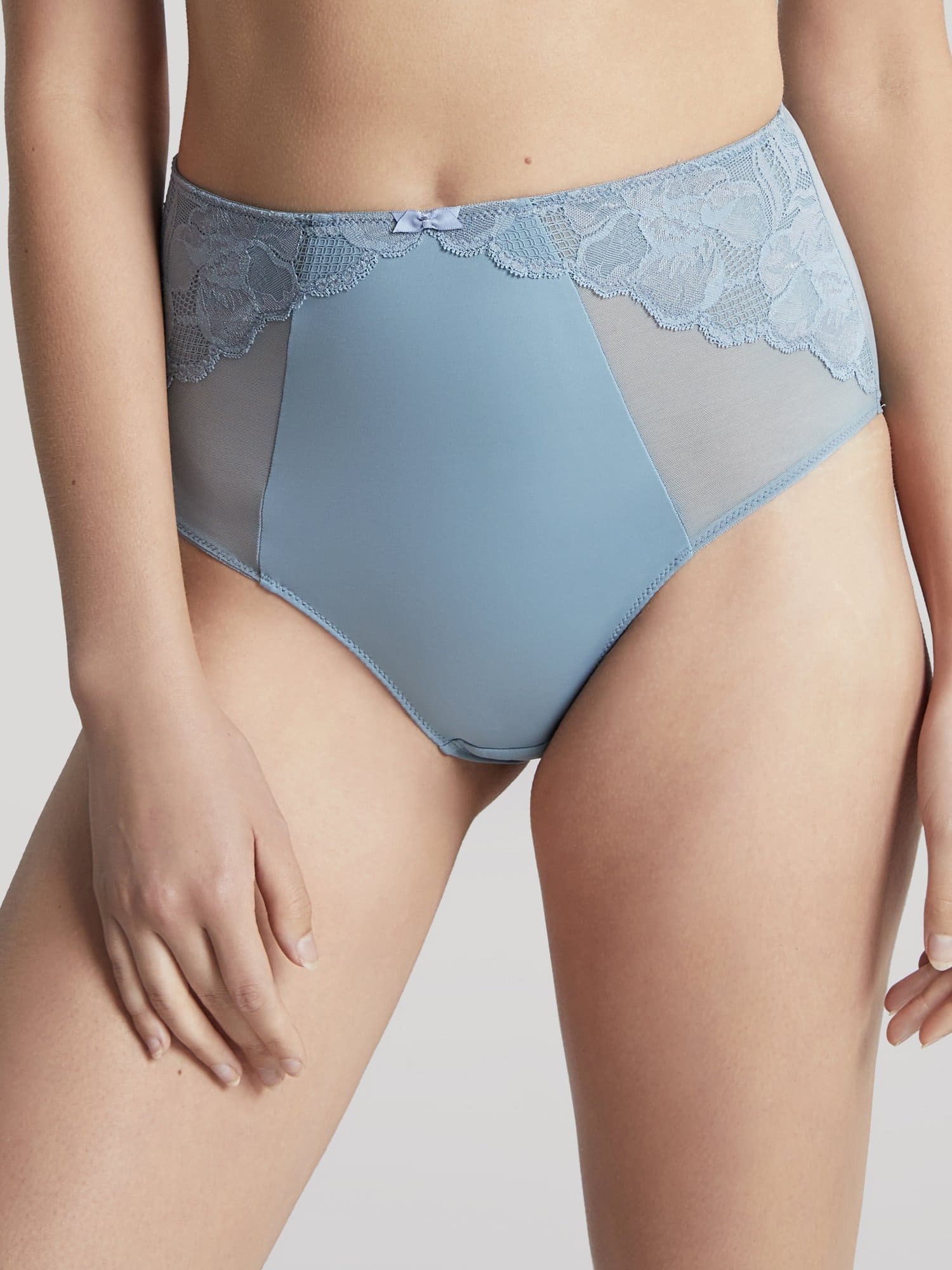 Cueca de Cintura Alta Rocha Stone Blue 1