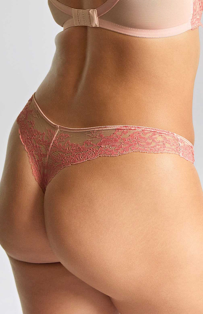 Braguita Tanga con Encaje Ana Pink 2