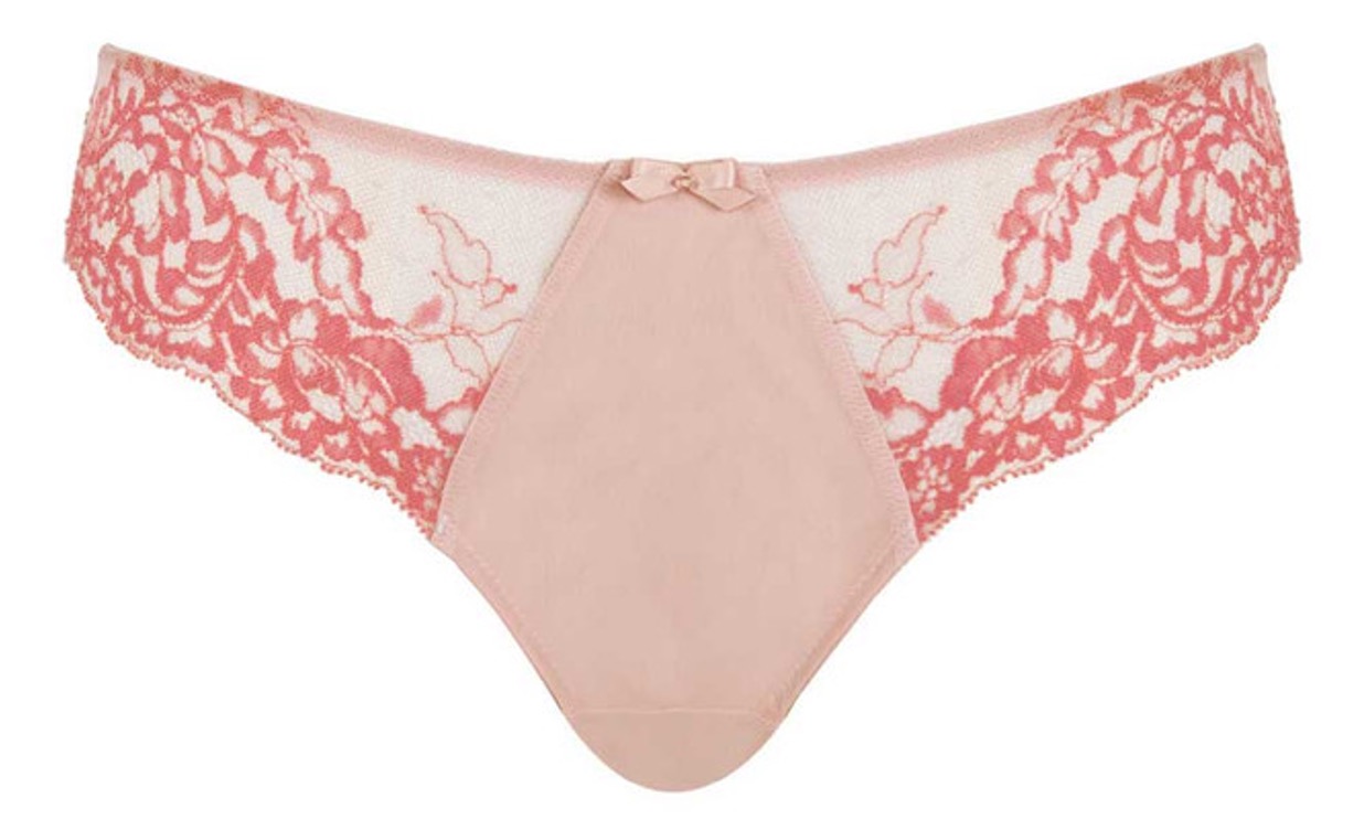 Braguita Tanga con Encaje Ana Pink