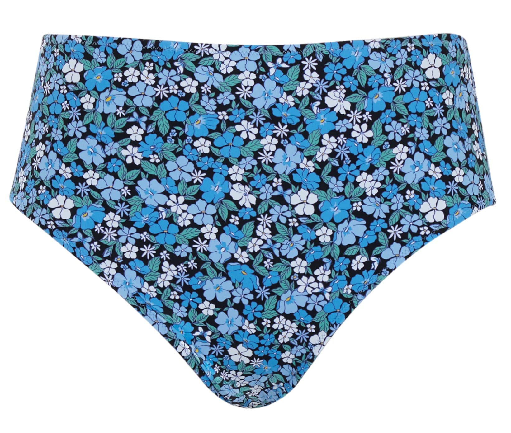 Cueca de Banho de Cintura Subida Bette Posy Print