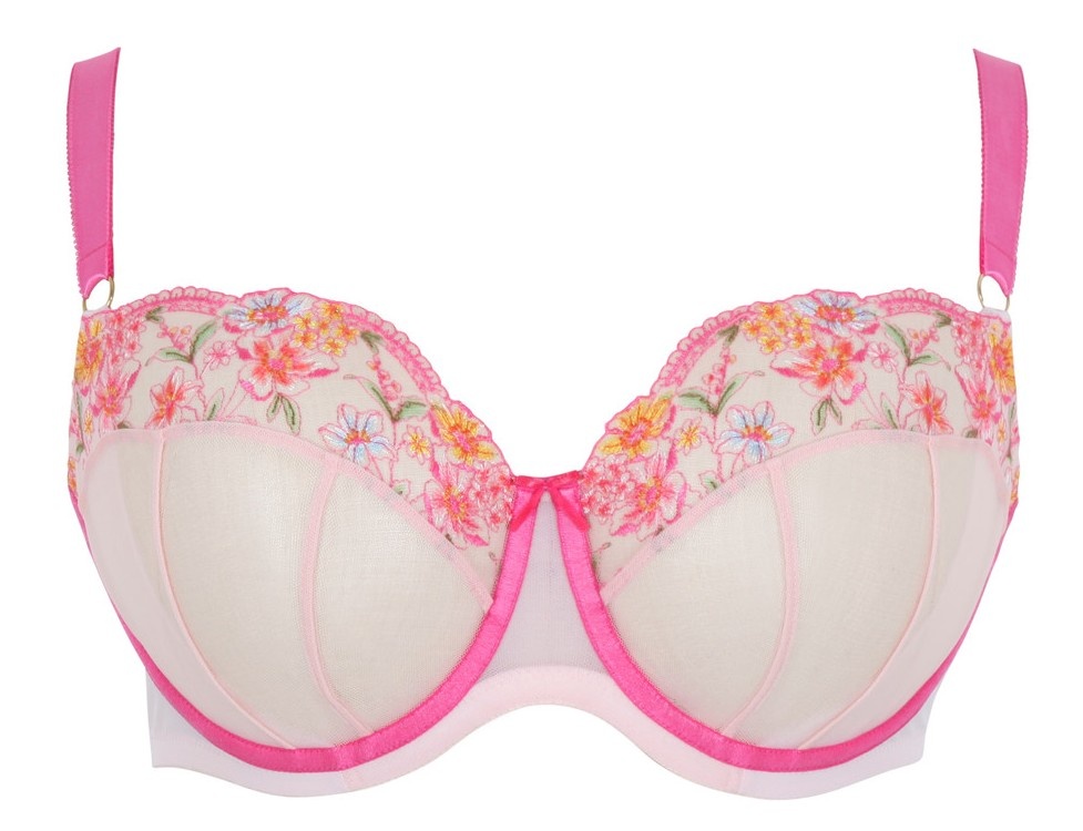 Non-padded Balconnet Bra Eden Pink