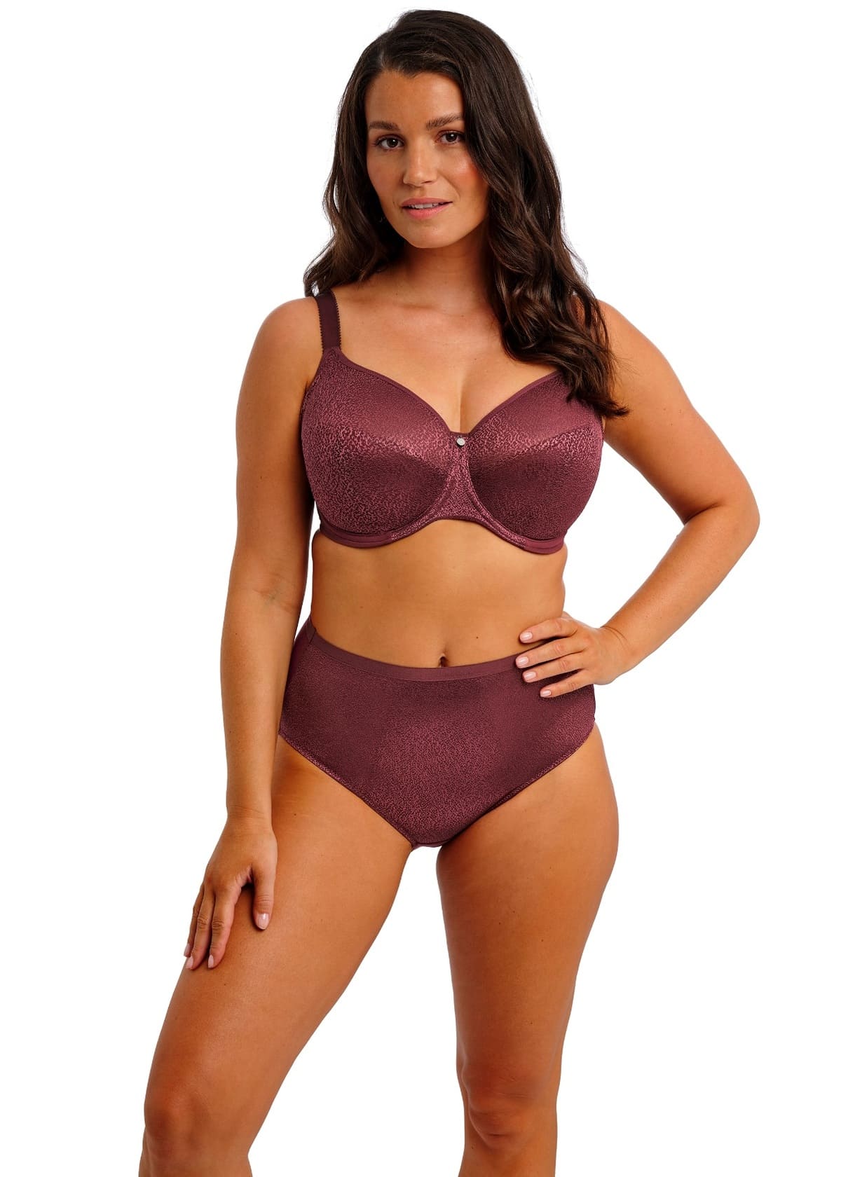 Sujetador Triangular de Copa Suave Demure Non Padded Ciruela 1
