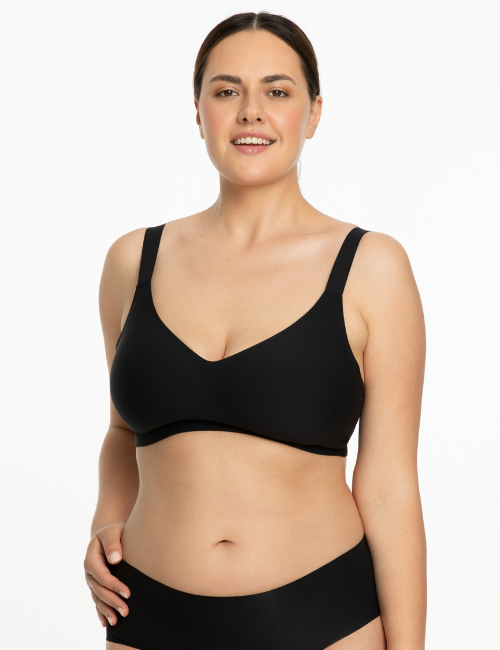 Soutien Top Sem Costuras Jelly Comfort Preto