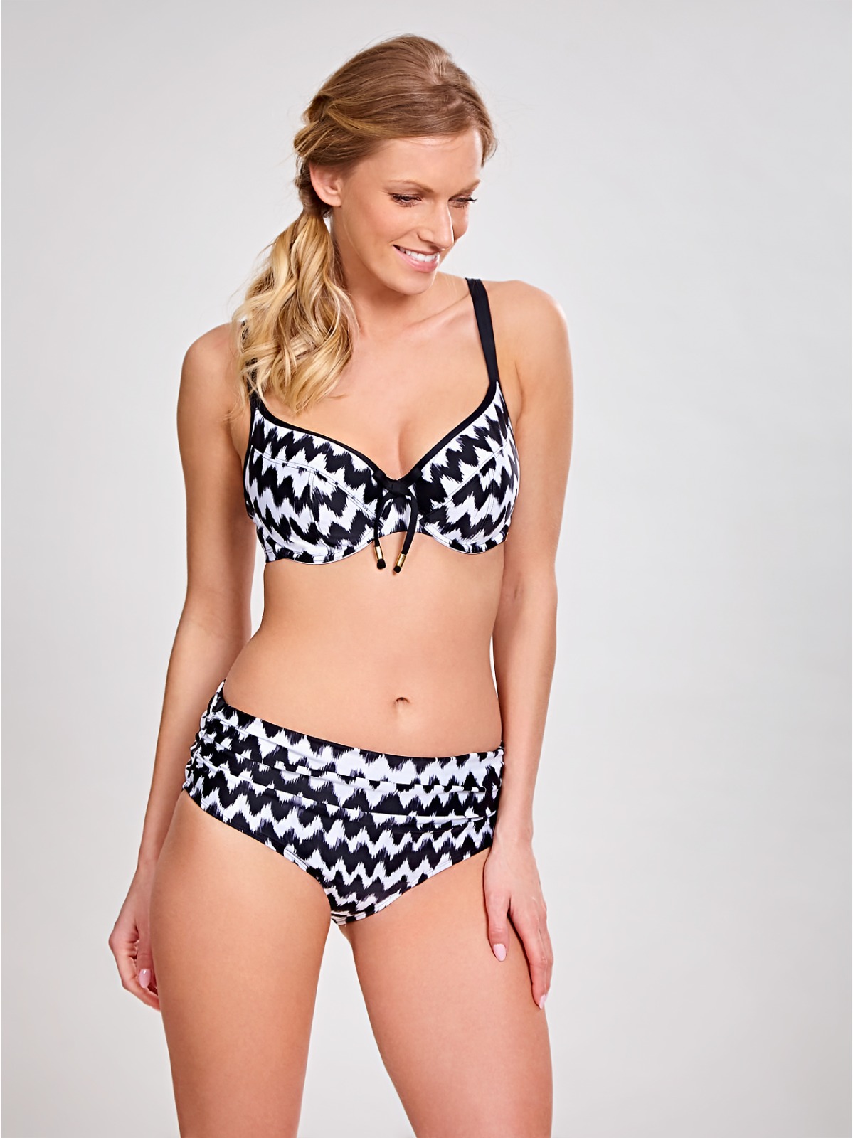 Soft Cup Balconnet Bikini Leila Ikat Zigzag 3