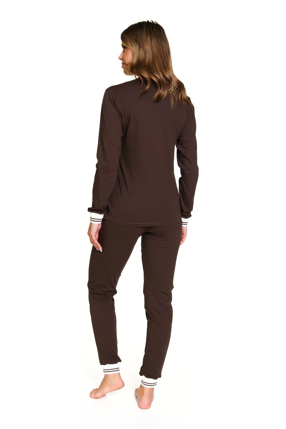Pijama De Manga Comprida Com Calça Brownie 1