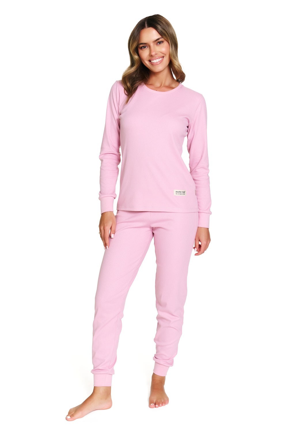 Long Sleeve Pyjamas With Trousers Papaya
