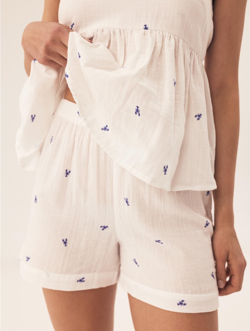 Conjunto Top e Calções Riley Branco 3