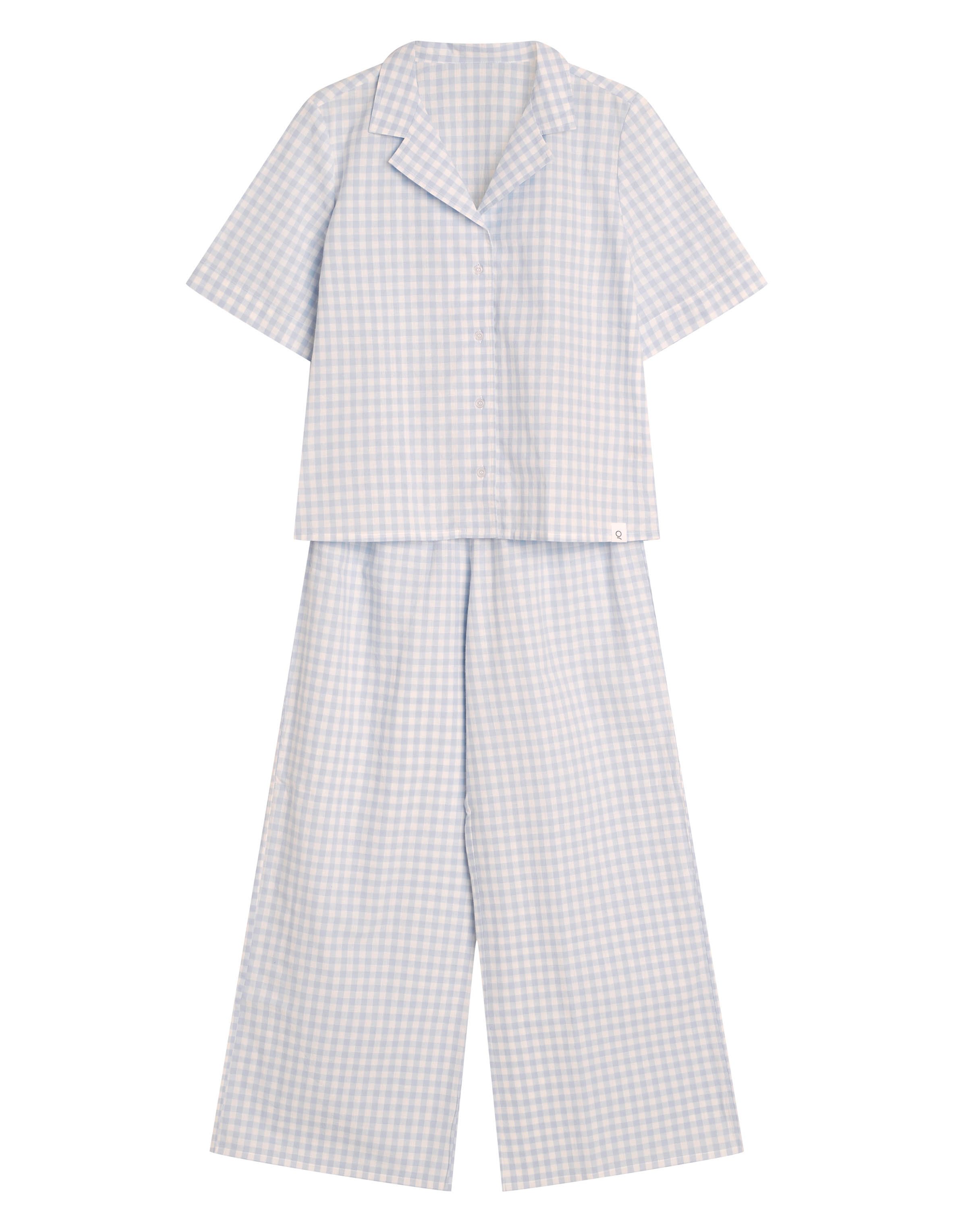 Pijama Camiseiro Rossini Pale Blue